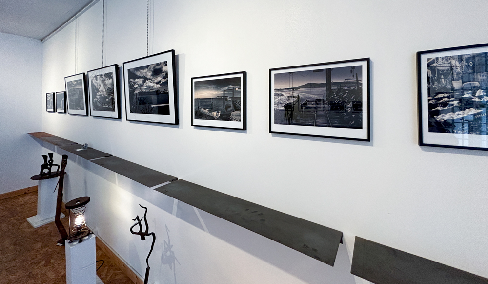 Photo de l'expo RIVAGES ÉLECTRIQUES de Véronique Rivera à la Galerie Atout fer de Sète