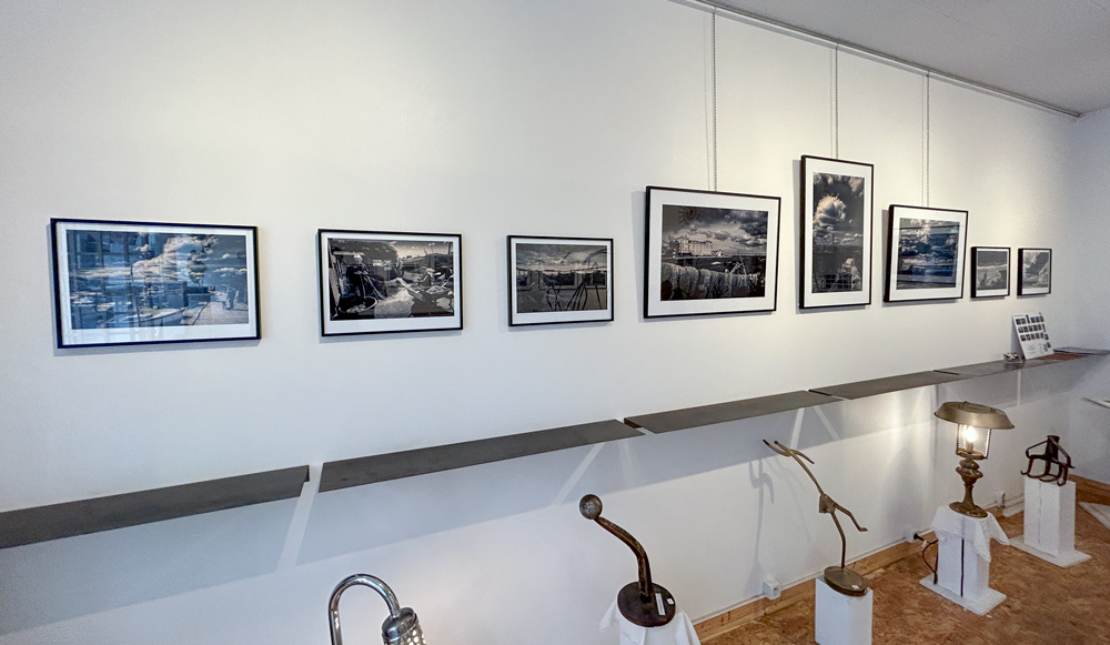 Photo de l'expo RIVAGES ÉLECTRIQUES de Véronique Rivera à la Galerie Atout fer de Sète