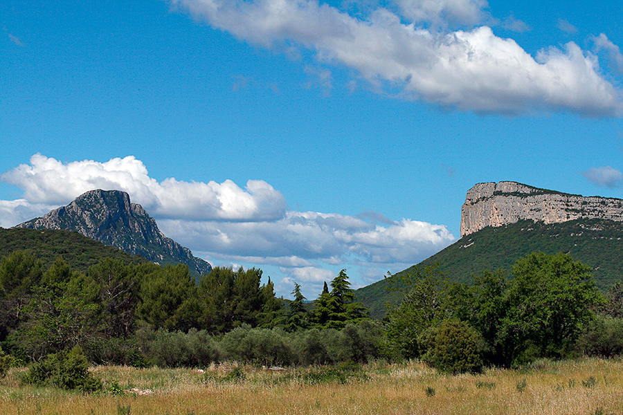 Le Pic St Loup et la Chaîne de L'Hortus - Hérault - Languedoc Roussillon