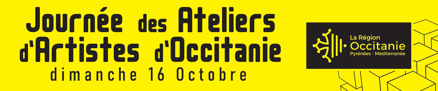 Bandeau pour les Journee d'atelier d'artistes d'Occitanie