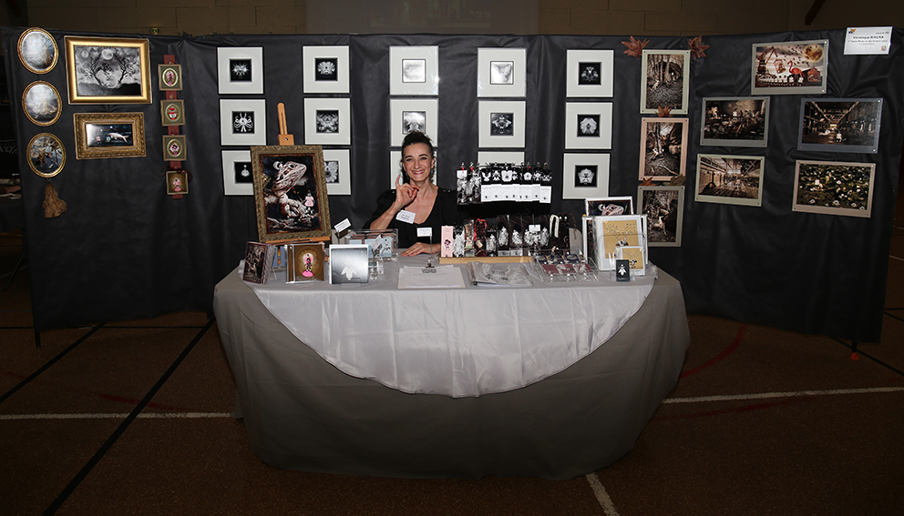 photo du stand de Véronique Rivera lors de l'exposition Verp'Images