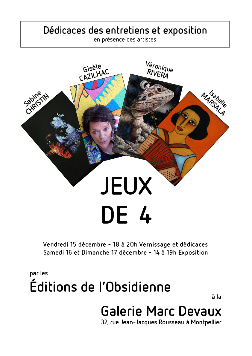Affiche de l'exposition JEUX DE 4
