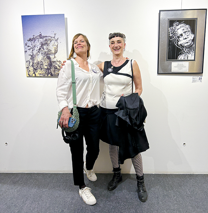 Véronique Rivera et Hélène Cazes pour le 36e parcours d'atelier d'artistes Les Briscarts