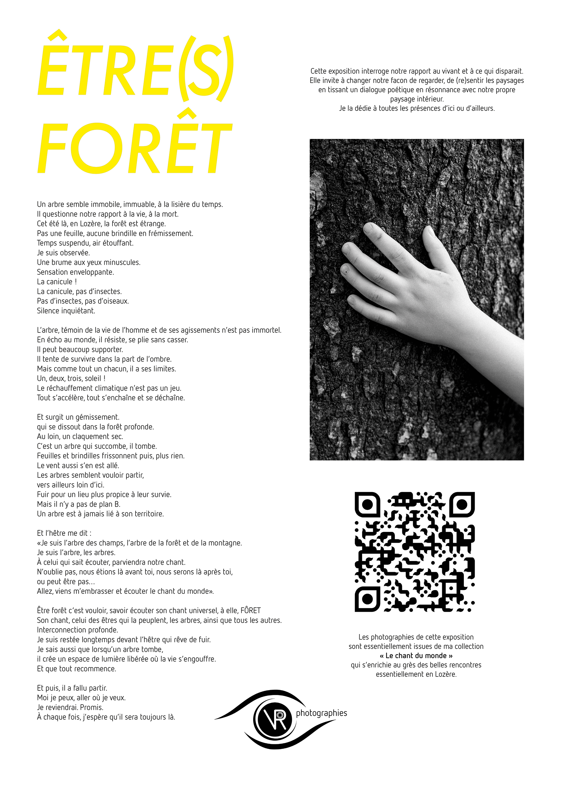 Présentation de l'expo ÊTRES FORÊT