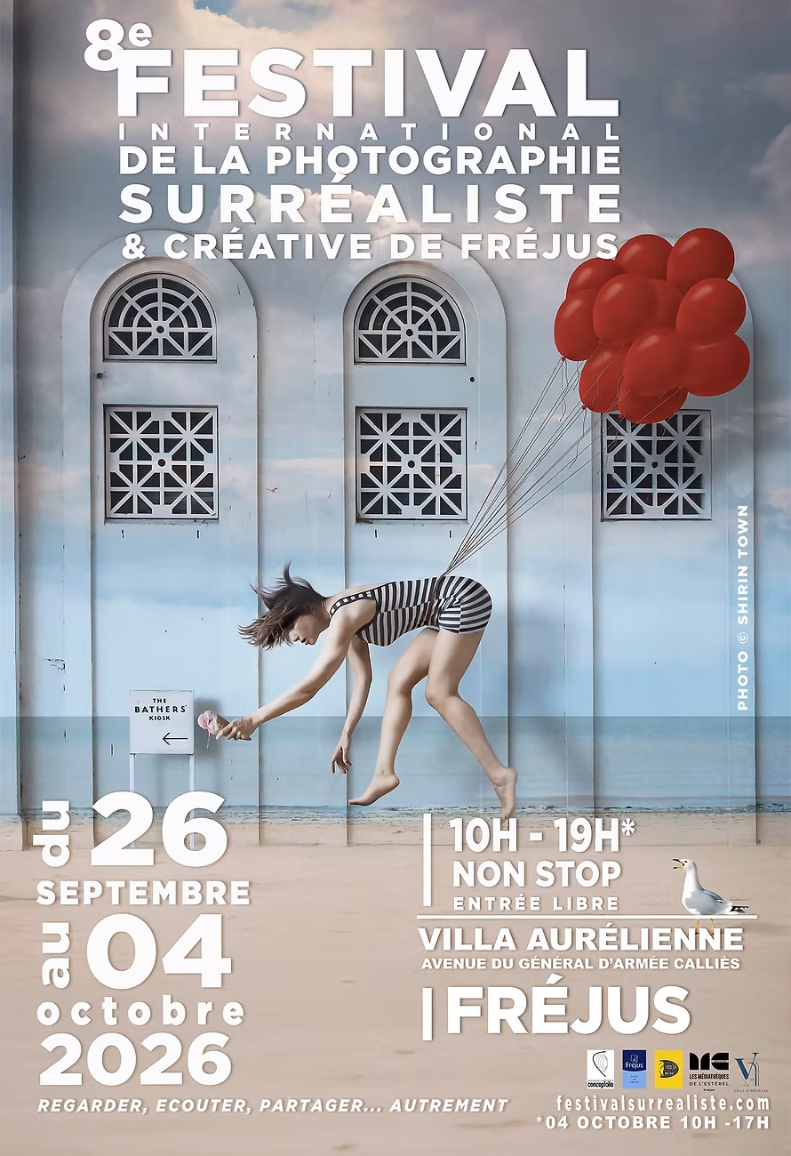 Affiche du festival de la photo surréaliste et créative de Fréjus 2026